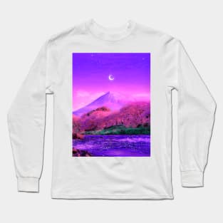 Cloudy mountain Long Sleeve T-Shirt